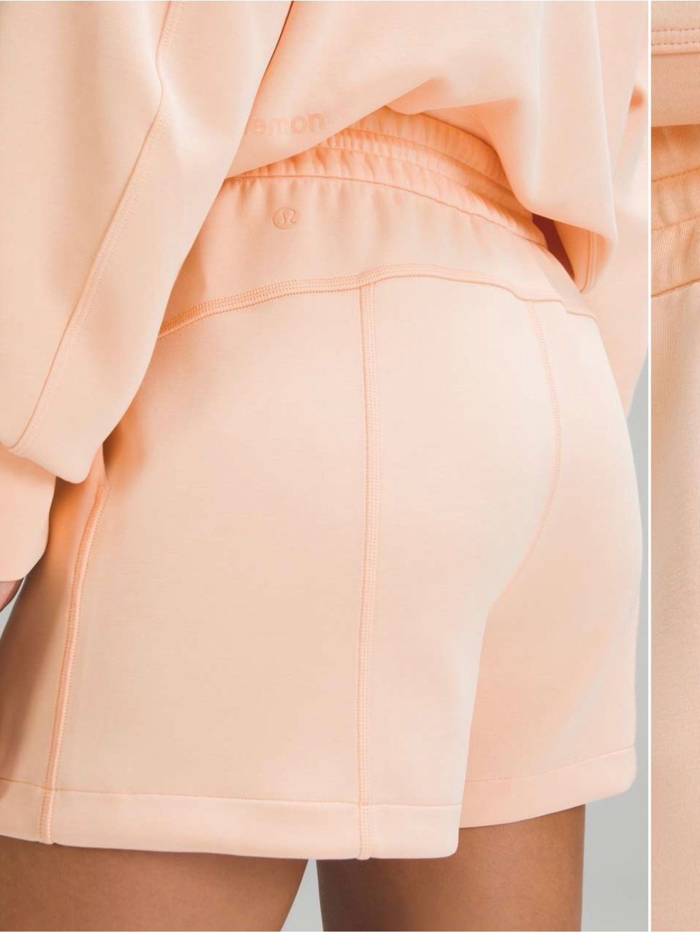 Lululemon Softstreme High-Rise Short 4"
Peach Bellini
